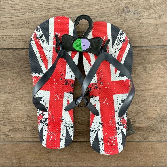 Shoes Nwt Union Jack Flip Flops Poshmark